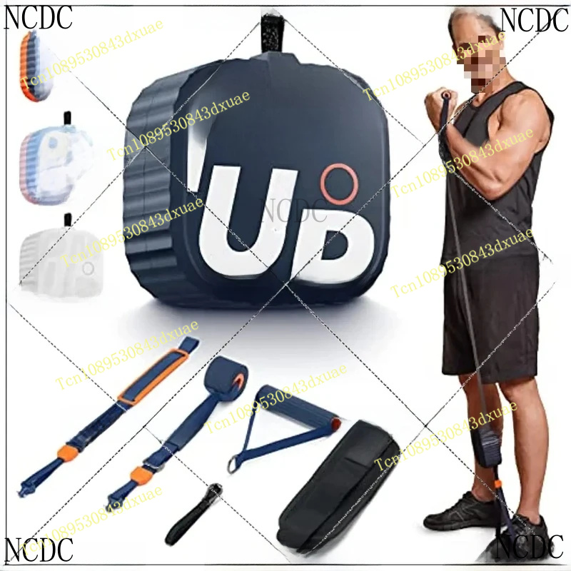 Sports Equipment Companies - ホームフィットネス機器 4.4-44ポンド調整可能抵抗バンド ポータブルポケットジムシステム UNITREE PUMP アプリ対応