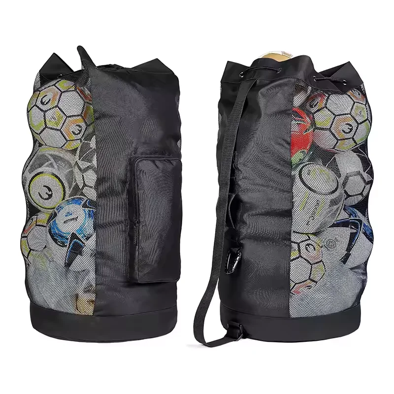 Xl Sports Equipment Bag - ヘビーデューティーXLサッカーメッシュ機器用ボールバッグ、調節可能なショルダーストラップデザイン、スポーツ用品カバー