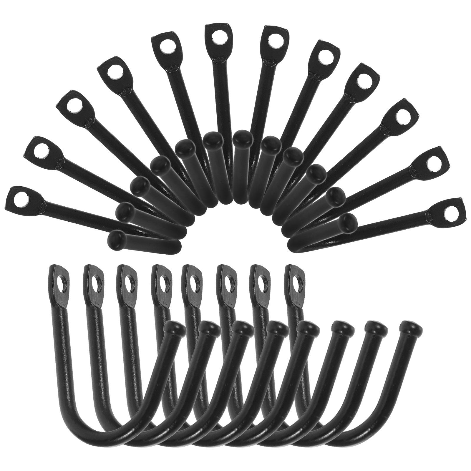 Sports Equipment Garage Storage - 20個入り頑丈なガレージ用壁掛けフック、電動工具、スポーツ用品、折りたたみ椅子、伸縮式はしご用の高耐久壁掛け収納フック