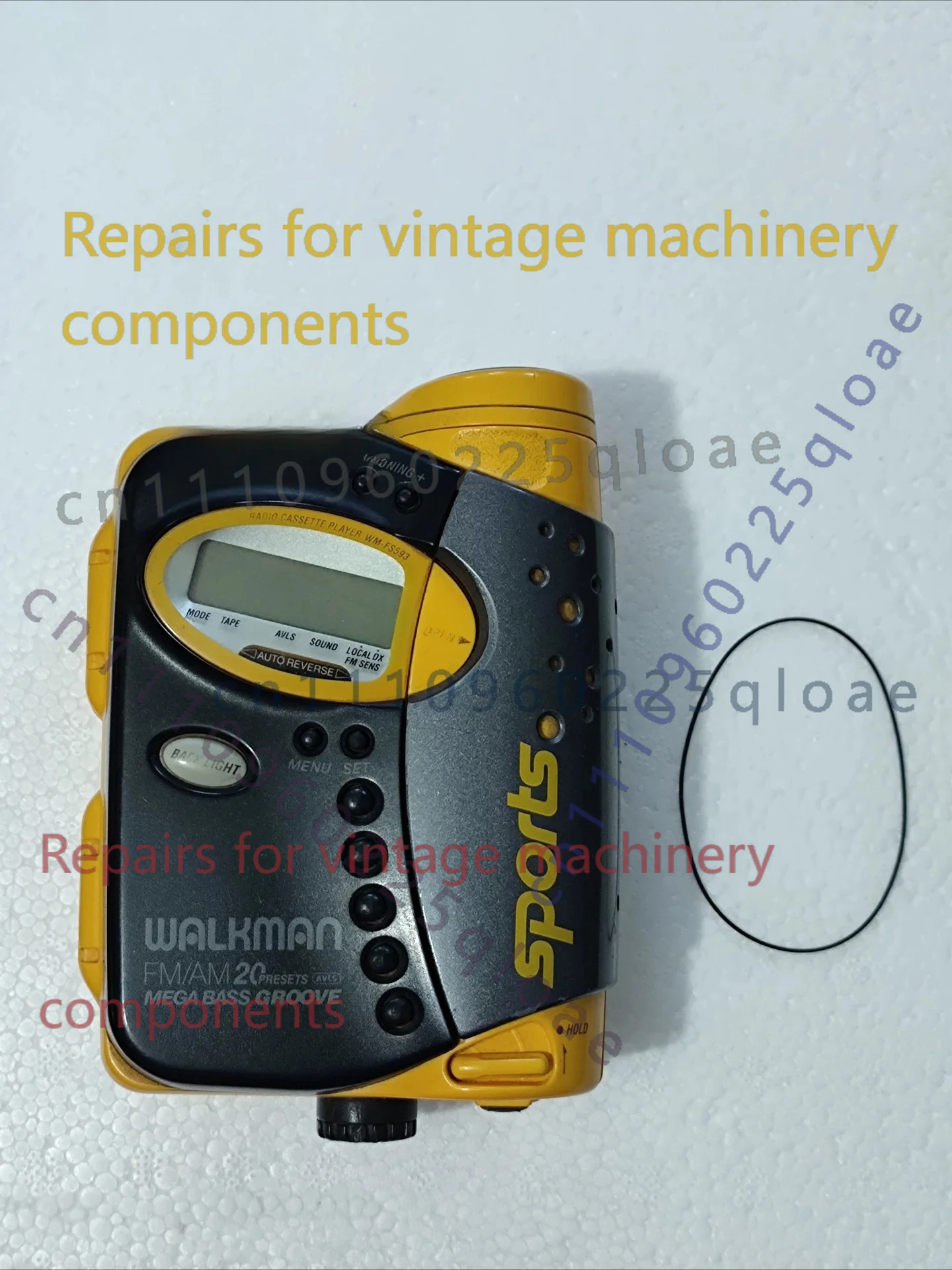 Sports Equipment Repair - 1 個のドライブベルト交換部品ソニー WM-FS593 スポーツウォークマン修理用