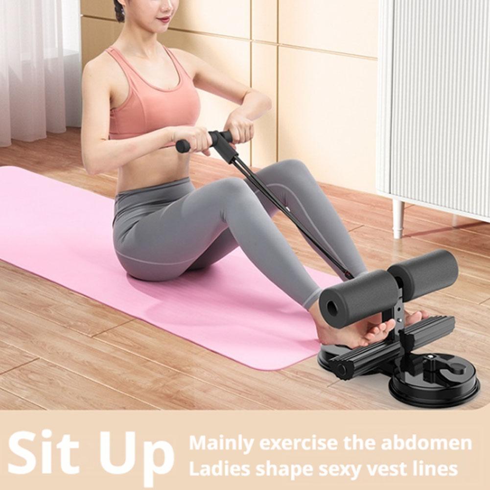 Sports Equipment Companies - ダブルサクションカップ付きプルロープ付き腹筋トレーニング補助器具、ホームジムでのワークアウト用フィットネス機器