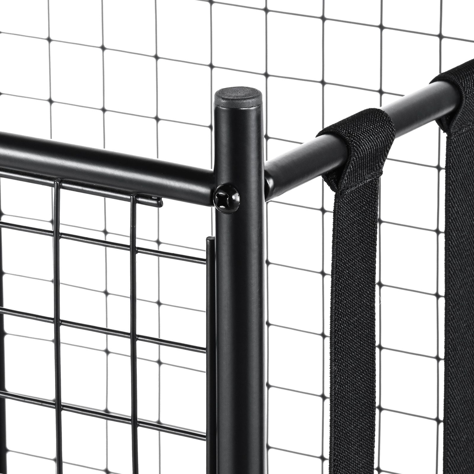 ローリングスポーツボール収納カート、伸縮性ストラップ付きロッ - Sports Equipment Garage Storage のレビューと価格