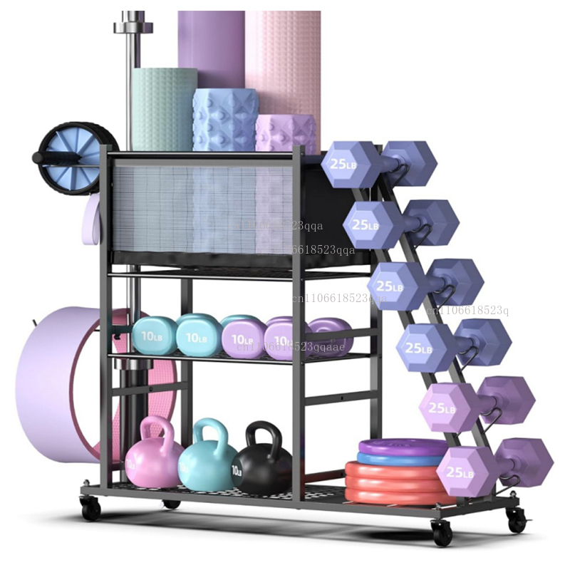 ホームジム収納ダンベルウェイトスタンドケトルベルヨガマットホ - Sports Equipment Holder のレビューと価格