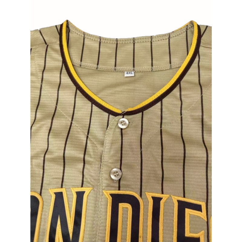 カスタム名と番号メンズ刺繍野球ジャージサンディエゴパーソナラ - Sports Equipment Jersey のレビューと価格