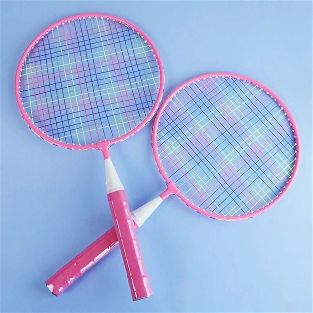 鉄合金子供用バドミントンラケット軽量ファミリーゲームおもちゃ - Sports Equipment Badminton のレビューと価格