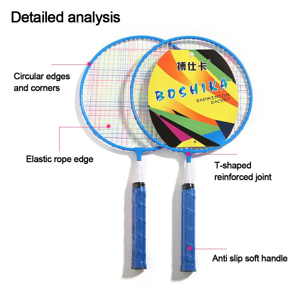 鉄合金子供用バドミントンラケット軽量ファミリーゲームおもちゃ - Sports Equipment Badminton のレビューと価格