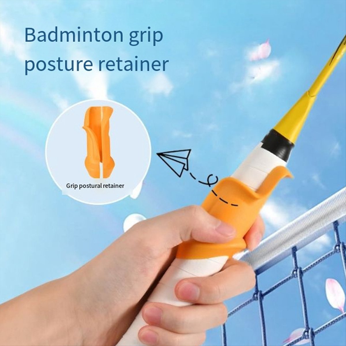 [MEGAL SALE]バドミントングリップ補助具姿勢矯正ト - Sports Equipment Badminton のレビューと価格