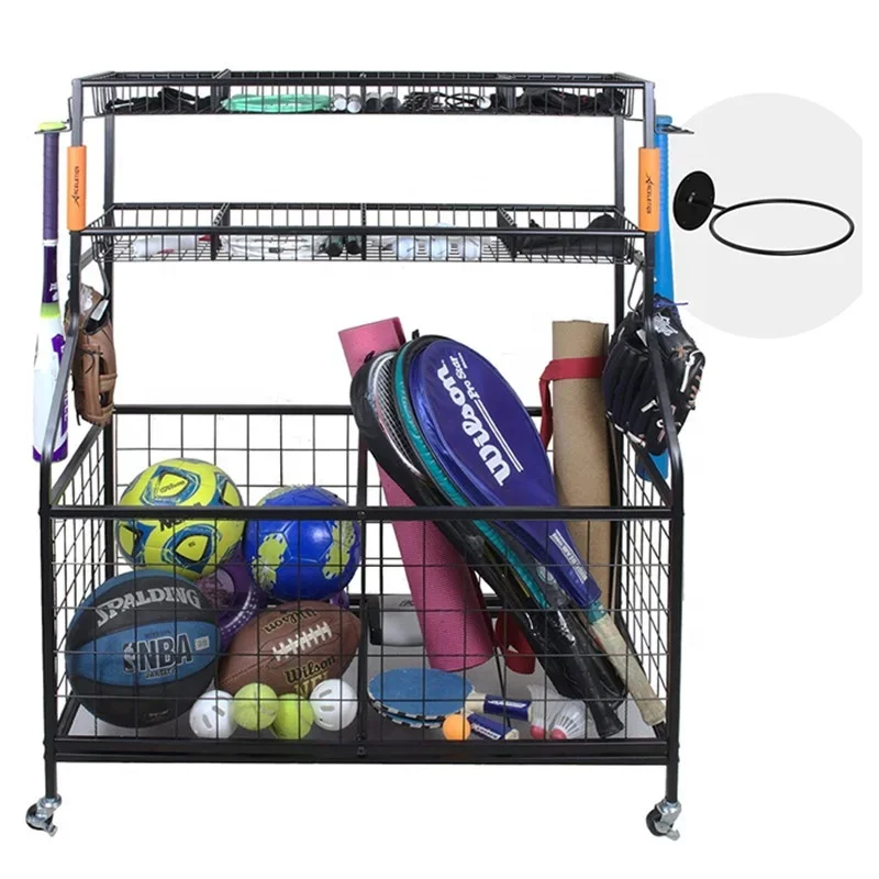 2026年版ガレージスポーツ用品収納オーガナイザー（バスケッ - Sports Equipment Garage Storage のレビューと価格