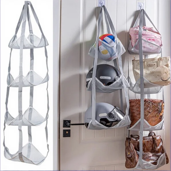 ボールホルダーオーガナイザーオックスフォード布吊り下げ収納袋 - Sports Equipment Garage Storage のレビューと価格
