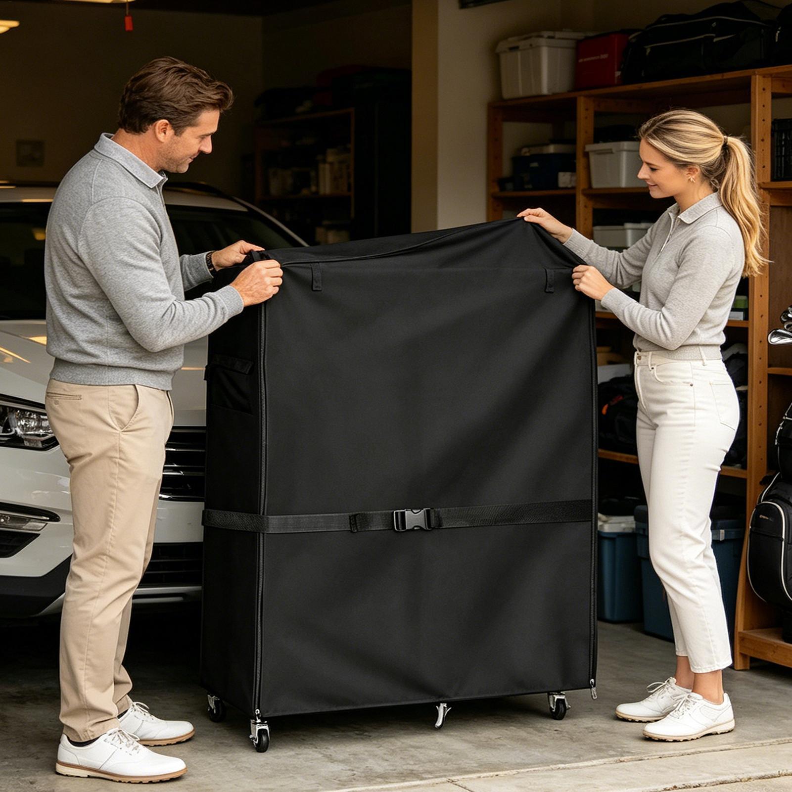 ゴルフバッグ収納ラックカバーオックスフォードガレージオーガナ - Sports Equipment Garage Storage のレビューと価格
