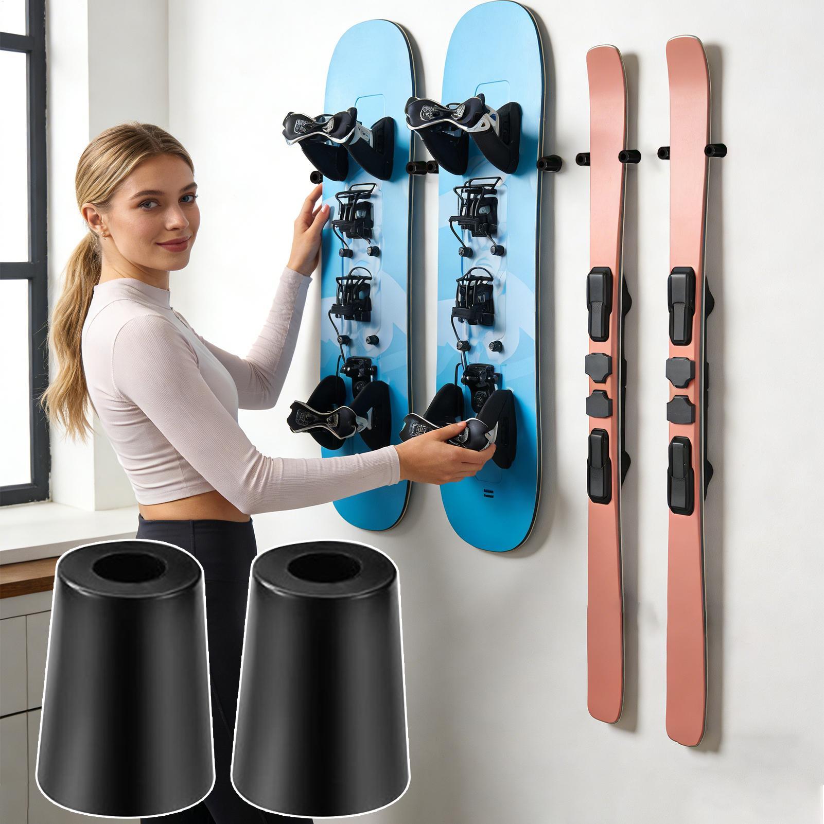壁掛け式スキー/スノーボードホルダー、垂直収納、ガレージ/屋 - Sports Equipment Garage Storage のレビューと価格