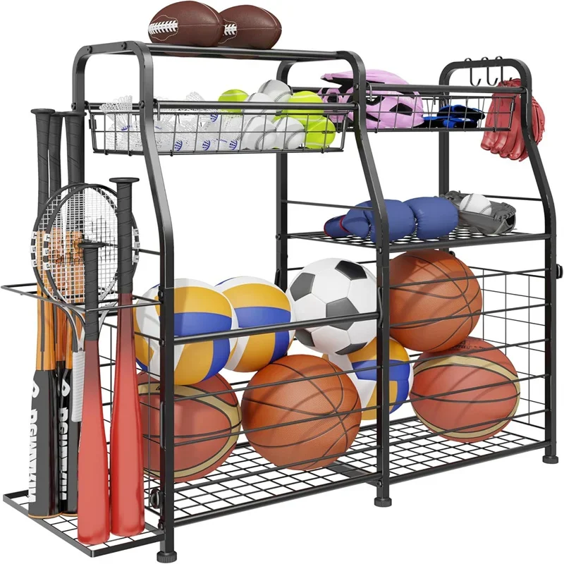 2026 ボール収納ラック ガレージオーガナイザーシステム  - Sports Equipment Garage Storage のレビューと価格