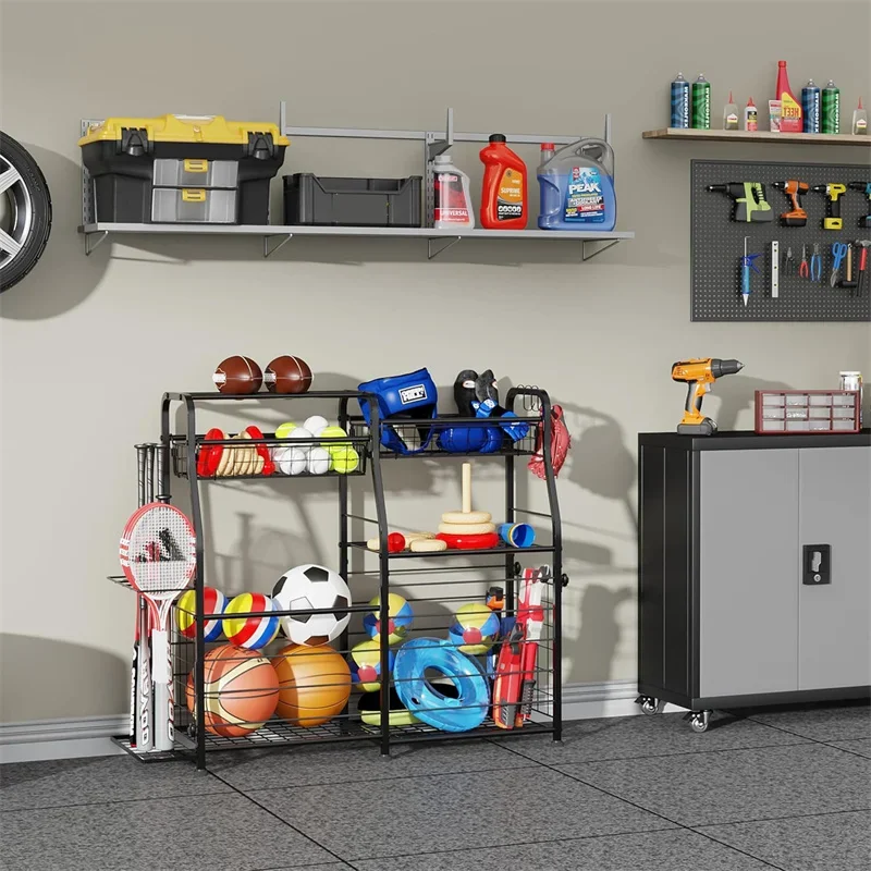 2026 ボール収納ラック ガレージオーガナイザーシステム  - Sports Equipment Garage Storage のレビューと価格